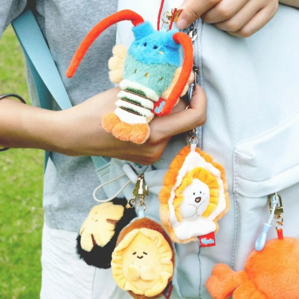 Breloczek do torby Miękki Ocean Zwierzę Brelok Homar Symulacja Puszysty Ośmiornica Kawaii PP Bawełna Kreskówka Pluszowy Wisiorek Dekoracja Domu