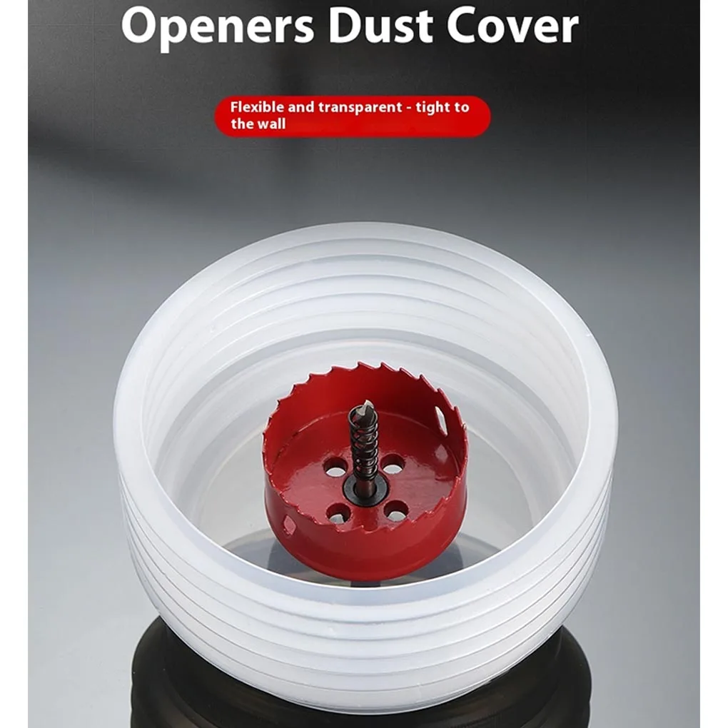 

Hole Opener Dust Cover Connect Ash Bowl Wood Electrician Protection for Downlight Ceiling Audio Expansion Hole Block Ash Dust