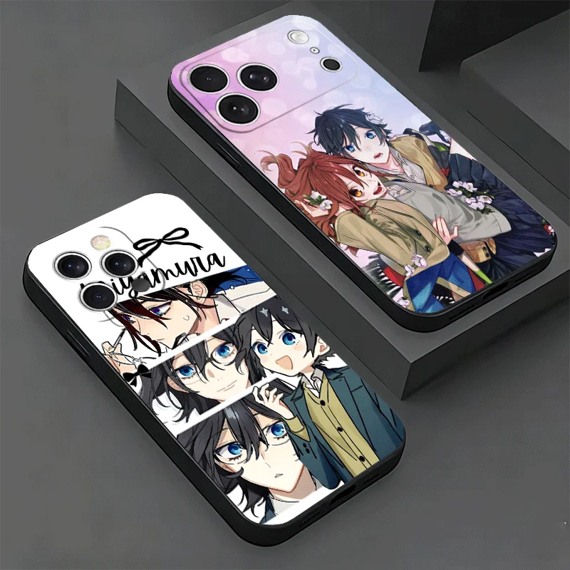 Anime Horimiya Phone Case For iPhone 18 17 16 15 Plus 14 Pro Max 17E 16E 11 13 12 Mini XS X 7 SE Pattern Cover 17 Air 16 15 Plus