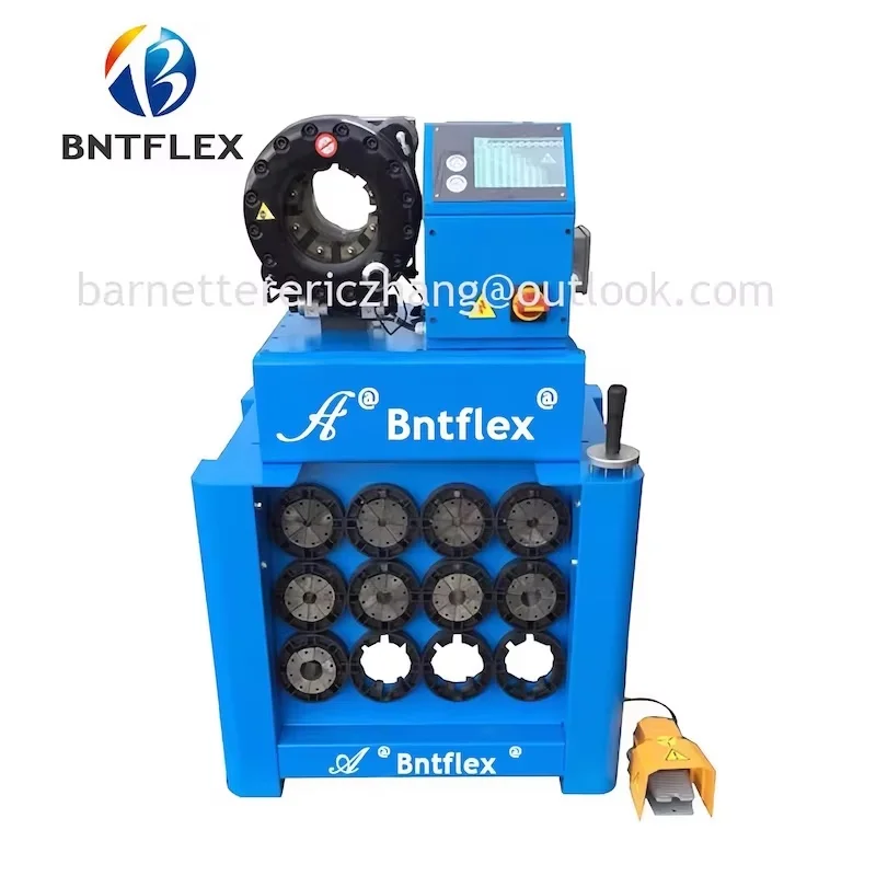 

BARNETT BNTP32 quick change tool ! CE 1/4-2 1/2'' inches 13 sets free dies portable hydraulic hose crimping machine