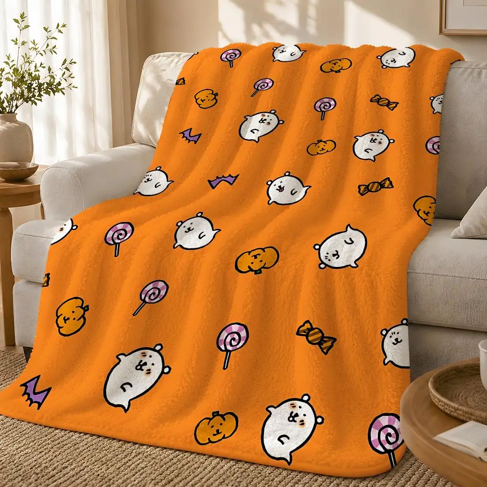 Cute J-Joke Bear Throw 1pc Flannel Blanket Soft Lightweight Warm Cozy For Bedroom Sofa Bed