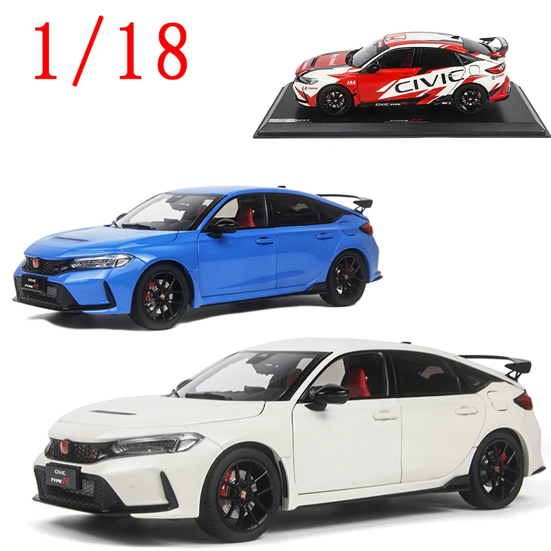 

Diecast 1/18 Scale Honda Civic Alloy Car Model Honda Civic TYPE R Play Vehicles Display Collection Hobby Toys Original Box