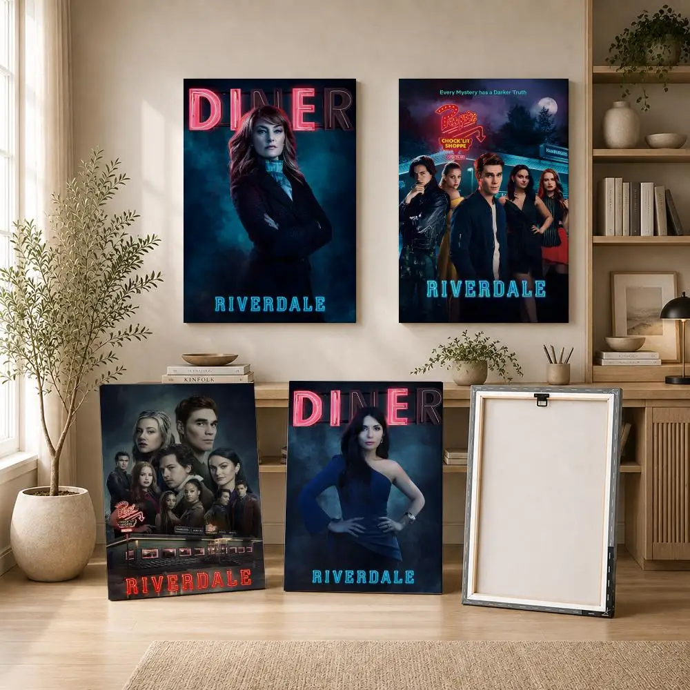 American TV Show Riverdale Framed Wall Painting HD Inner Frame Canvas Poster Bedroom Room Hallway Wall Art Decor