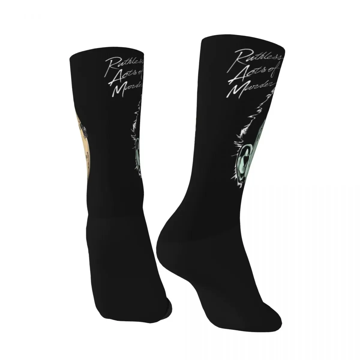 Lässige Horrorfilm Halloween Michael Myers Messer Unisex Socken warme 3D-Druck glückliche Socken Street Style verrückte Socke