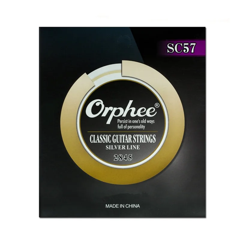 Orphee SC55 SC57 028-043 Classical Guitar Strings Nylon Silver Jacketed Wire Vacuum Packaging Parts