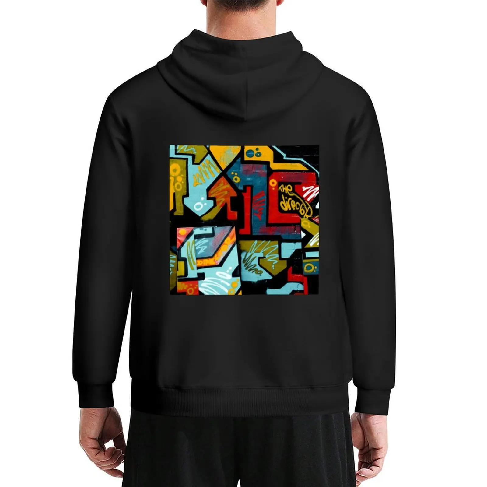 

Abstract Graffiti Hoodie male clothes autumn jacket men korean style clothes aesthetic clothing graphic hoodie
