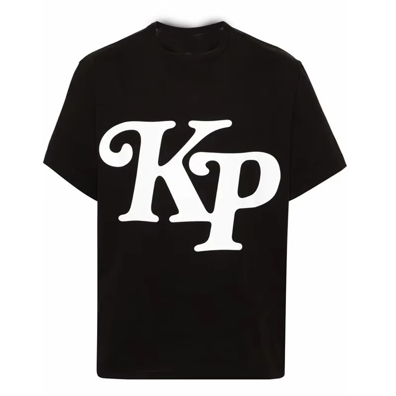 

Summer 2025 pure cotton American casual streetwear letter-printed short-sleeved T-shirts for both men and women loose fit
