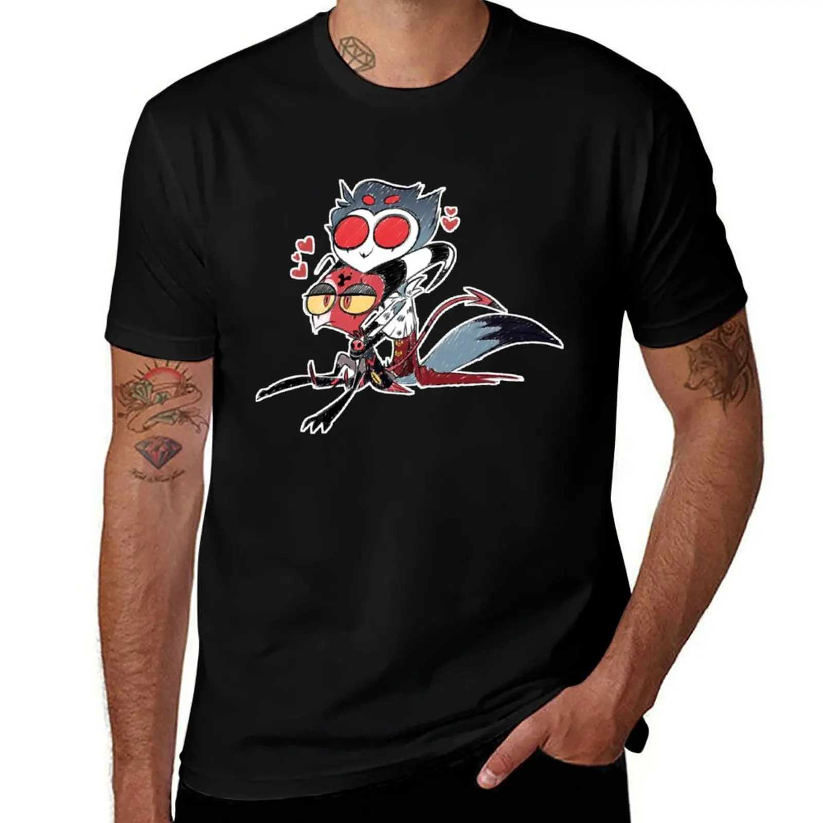 

Stolitz Sketch T-Shirt Anime t-shirt summer 2025 tees Men's cotton t-shirt