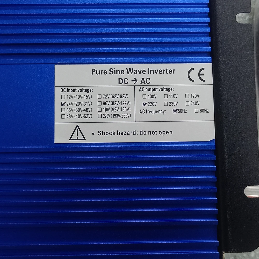 Transfer Converter Universal EU Socket Auto Accessories Pure Sine Wave Inverter DC 12V to AC 220V 230V 1000W 3000W 5000W Voltage - view 3