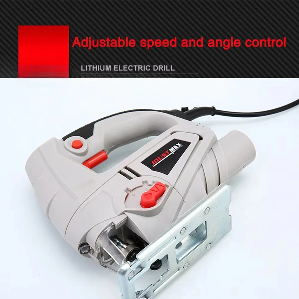 منشار تهزهز 600 وات قاطع كهربائي متعدد الوظائف للمعادن والخشب 5 سرعات متغيرة مع شفرات 5 قطع لمشاريع ذاتية الصنع