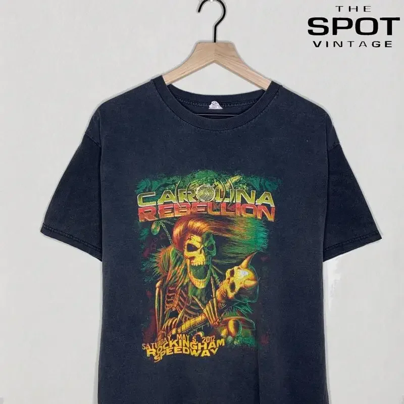 Reprint Carolina Rebellion Music Fest schwarzes T-Shirt S 5XL NH16409
