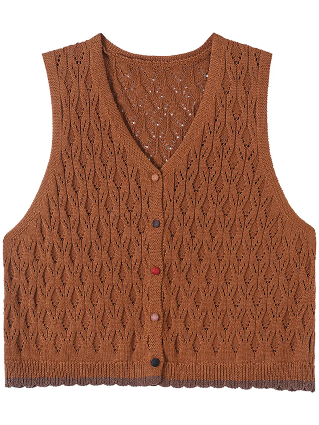 V-Ne Knitted Open Cardigan Top Women's Autumn Winter Loose Wool Vest Outerwear oulder Pad Vest Commute Sle ort Length