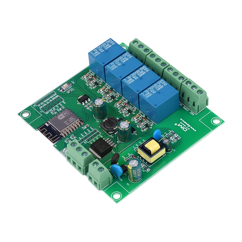 1/3pcs ESP8266 Wireless WIFI Relay Module 4-Channel ESP-12F Development Board AC/DC 5V/7-28V/5-80V E-WeLink APP Remote Control image 4