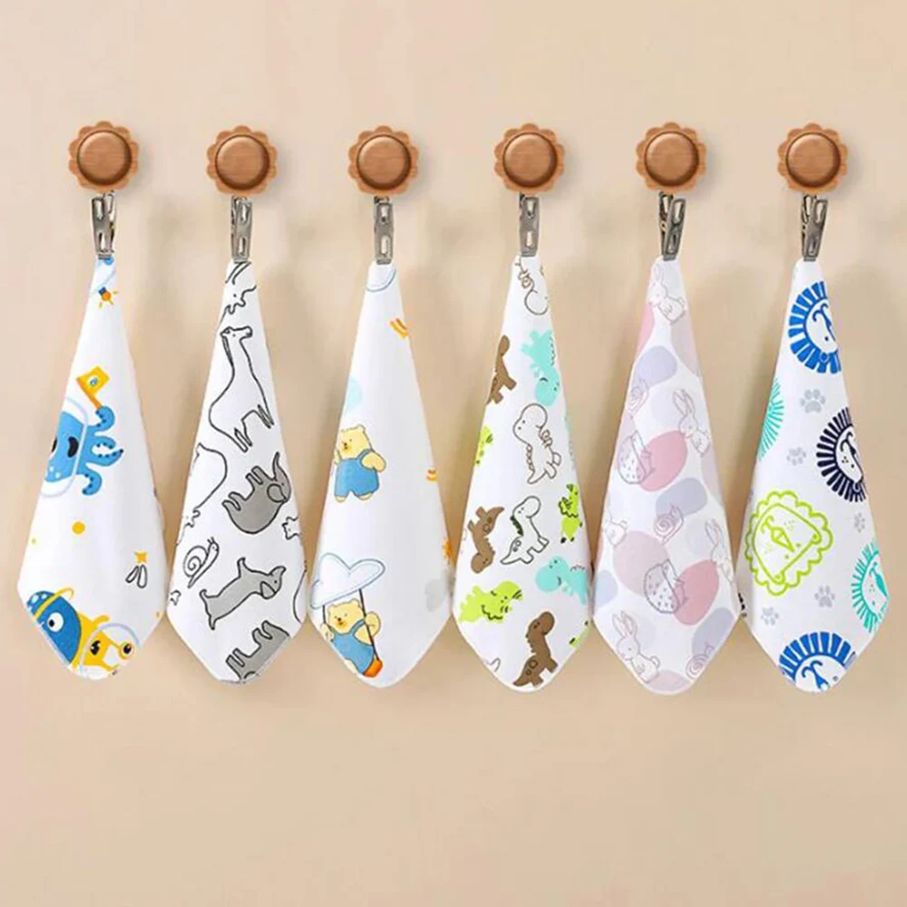 

1 Piece Newborn Baby Face Towel Soft Cotton Handkerchief Saliva Towel Washcloth Wipe Burp Cloth Random Delivery