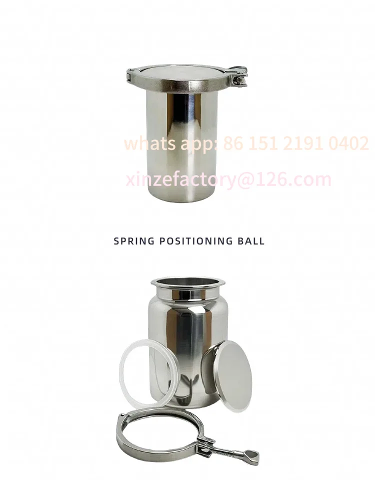 

Customizable Stainless Steel Clamp Barrel Laboratory