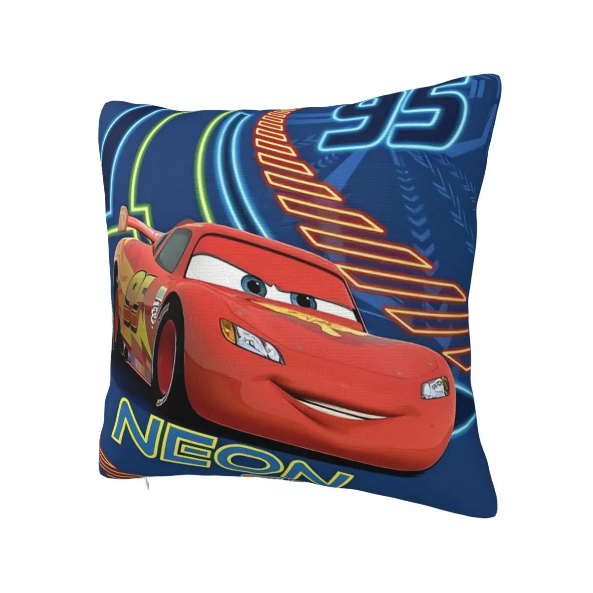 Cars Lightning McQueen Pillow Case Kawaii Pillow Cover Soft Graphic Cushion Cover Pillowcases For Chair Sofa Home Decoration