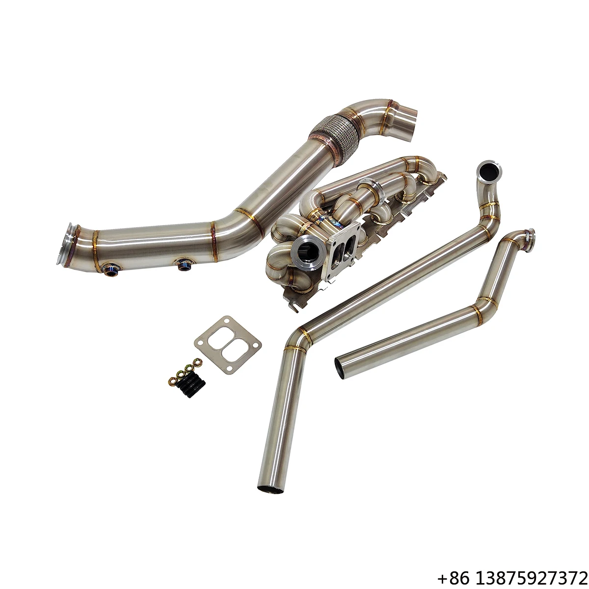 

Ecnal for Gen2 B58 Performance Upgrade T4 Interface Stainless Steel Exhaust Manifold Kit Easy Installation with Warranty