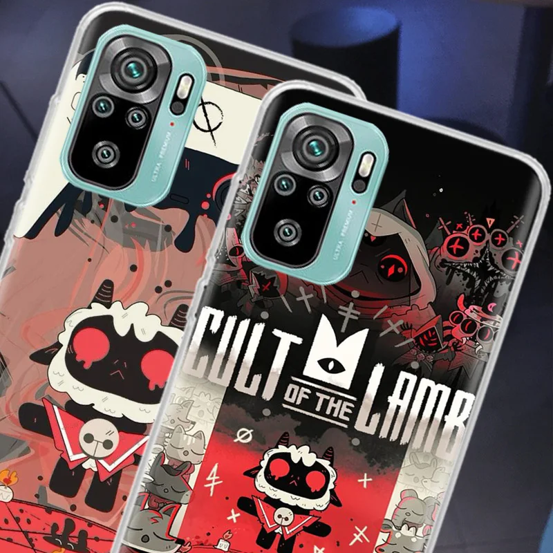 Game C-Cult Of The Lamb Phone Case For Xiaomi Redmi Note 13 Pro Plus 5G Cover 10 10A 10C 12 12C 9A 9C 9T 8A 7A 6A 9 8 7 6 K70 K6