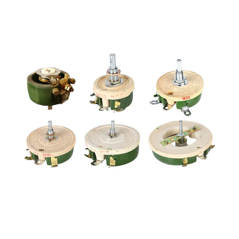 

BC1-50W High Power Rheostat Rotary Variable Wire Wound Adjustable Resistor Sliding 1R 2R 3R 5R 10R 15R 20R 25R 30R R40