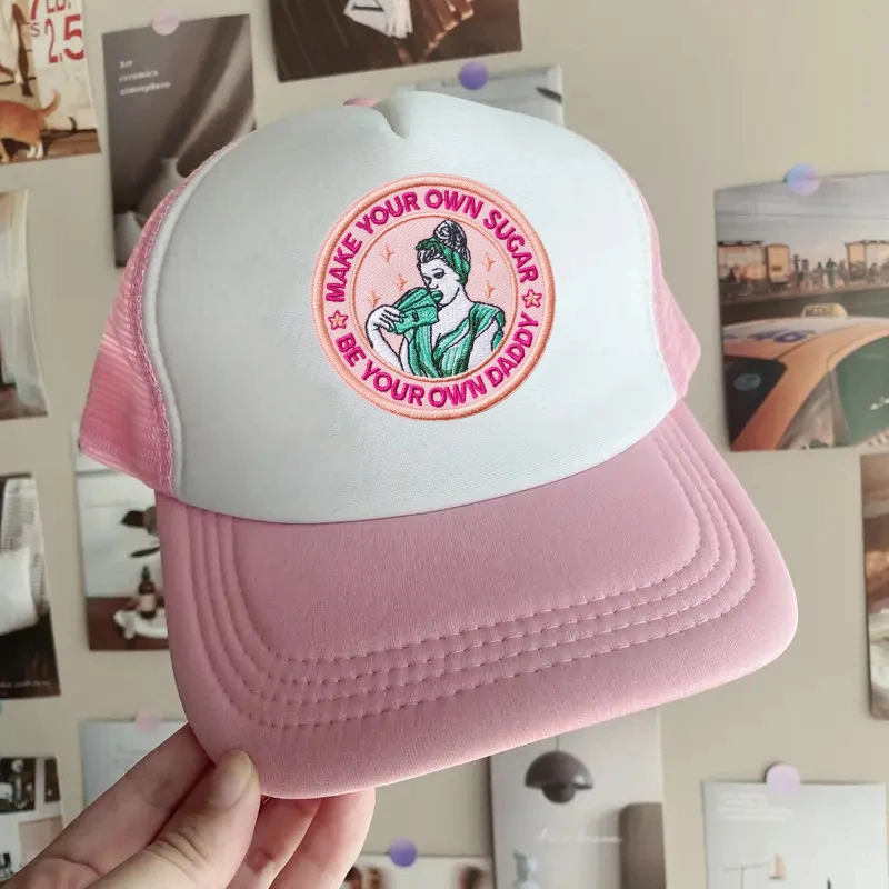 1PC Just A Girl Sweet Sugar Embroidered Patch Western Cowboy Badge DIY Gift Iron On Patches For Clothing Cap Jacket Trucker Hat