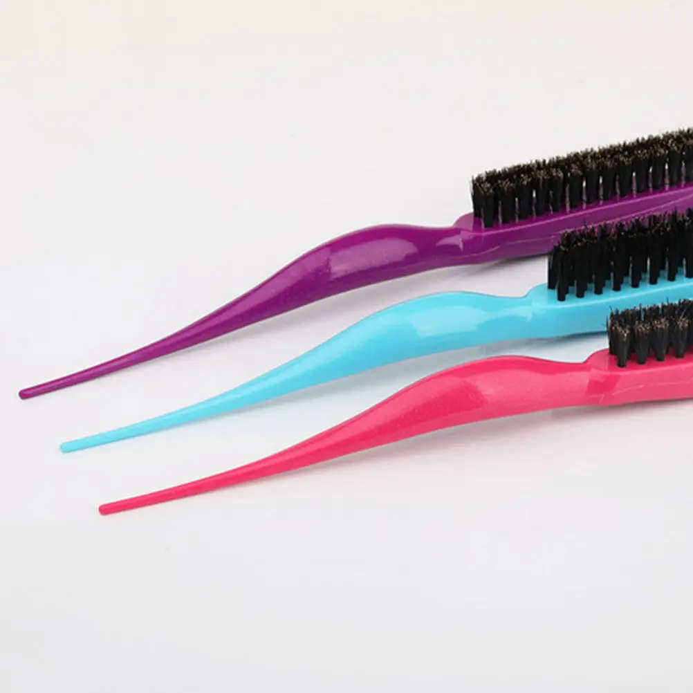 3Pcs Massage Comb Set Premium Bristle Curly Hair Combs Scalp Massager for Women Men Detangle Hair Accessories Relaxation