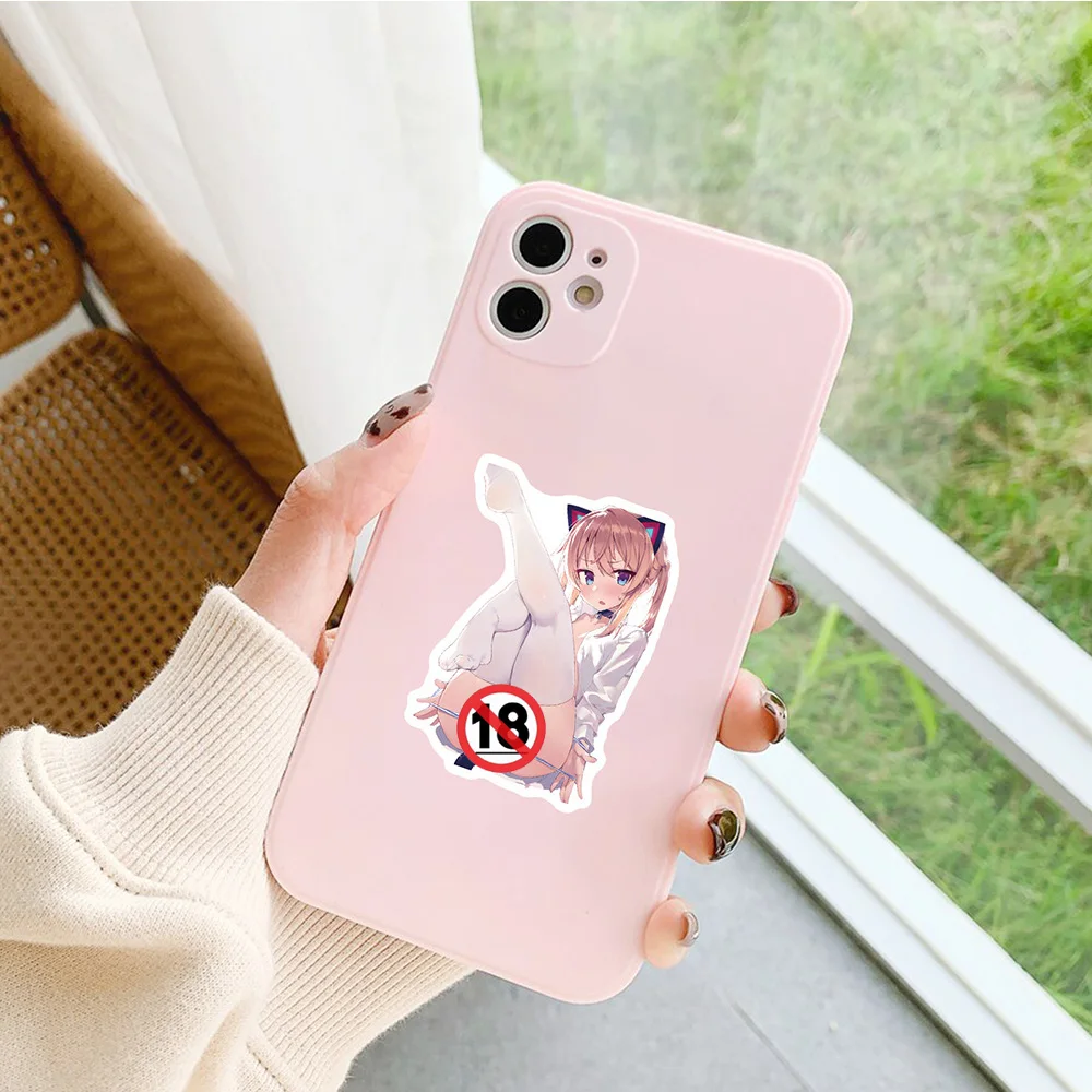 10/30/50 adet Anime seksi kız çıkartmalar sevimli Waifu Hentai Graffiti çıkartmaları yetişkin DIY bagaj su şişesi bisiklet Sticker için toptan