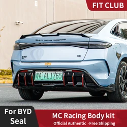 For 2021 2023 BYD Seal Small Surround Front Shovel Tail Wing Seal Front Lip Racing Kit Modified Side Skirt Spoiler Rear Diffuser