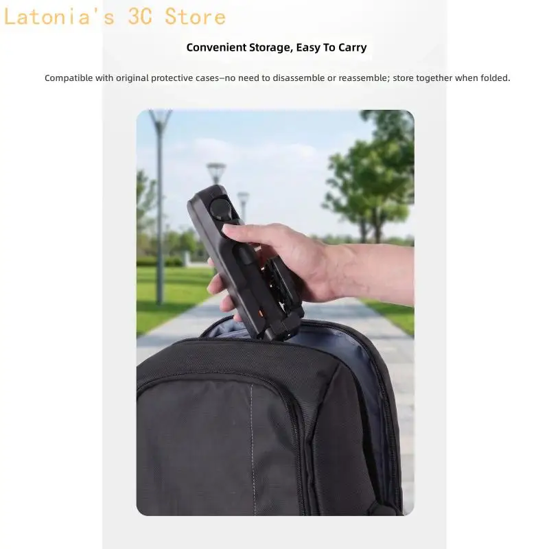 Folding Camera Support with Damped Joint for 360 Overhead Framing Control X3UB