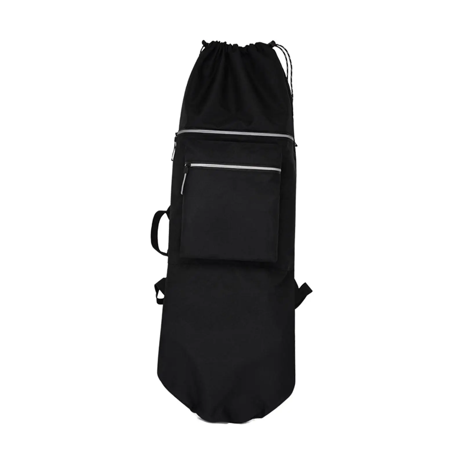 Skateboard Backpack Bag Adjustable Straps Skate Pouch Longboard Carry Case