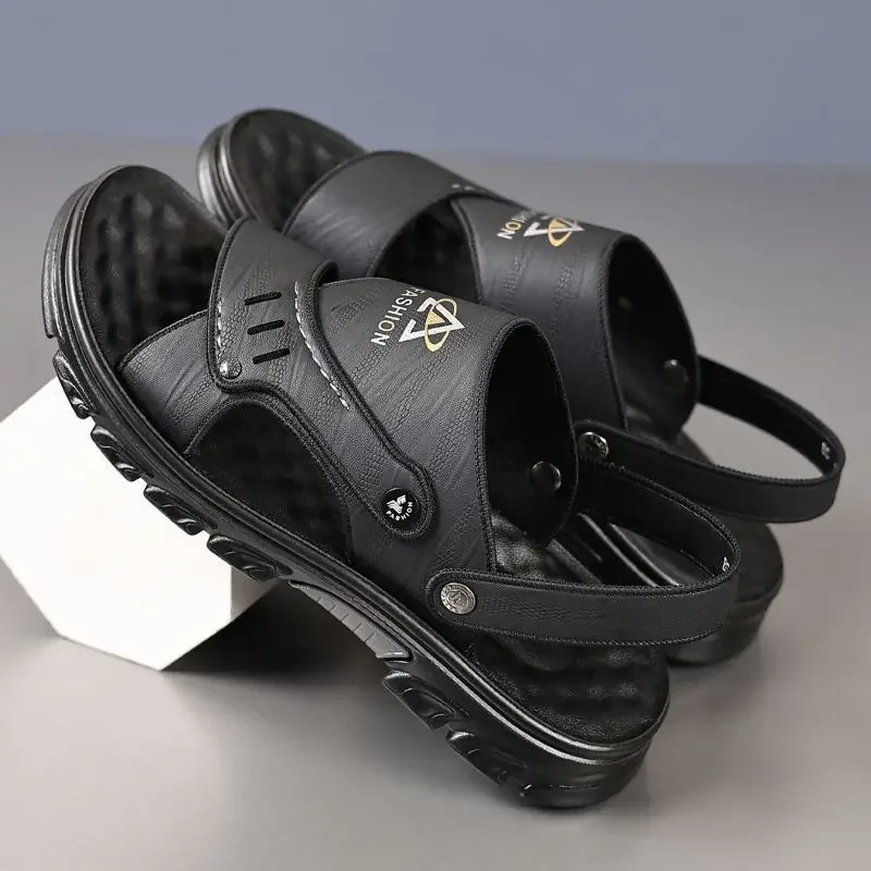 Casual Outdoor Summer 2024 Men's Sandal 39 Cheap Liquidation Wholesale High Quality Male Shoe Adult Descount Luxury Designer V H image 6