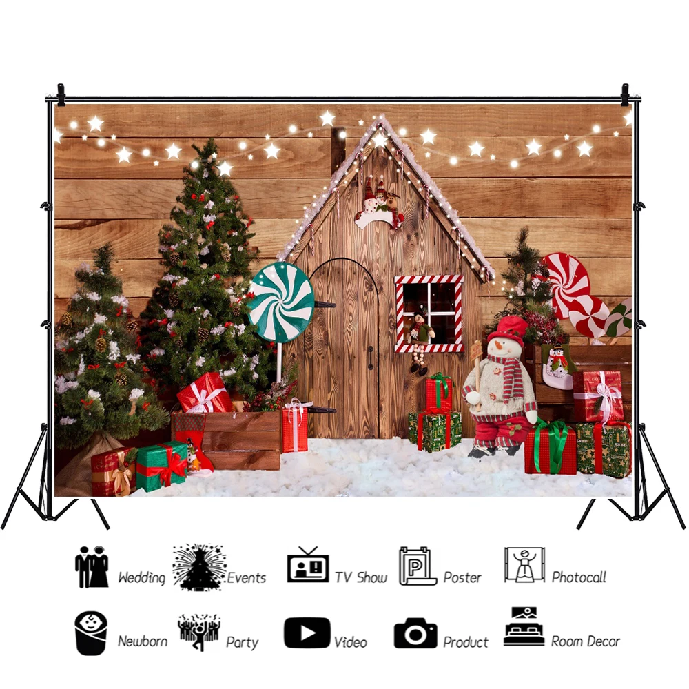 خلفية تصوير عيد الميلاد للأطفال ، ستارة النافذة ، الموقد ، الشتاء ، ليلة الثلج ، شجرة عيد الميلاد ، ديكور صورة الأسرة ، خلفية الصورة