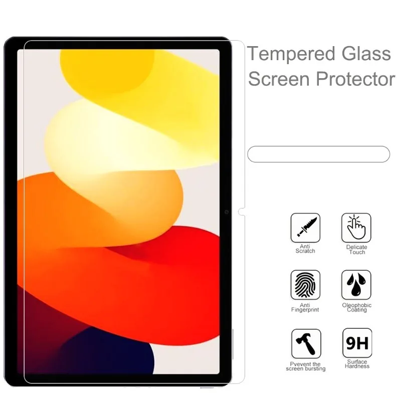 Tempered Glass For Xiaomi Redmi Pad SE 11” 2023 Screen Protector Tablet Case funda Protective Film for Redmi Pad SE 2023 11 inch image 3