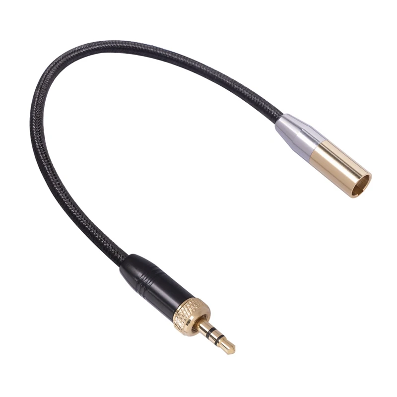 1 Pcs Audio Cable Internal Thread 3.5MM Male To MINI XLR 3PIN Adapter Cable For SLR Camera