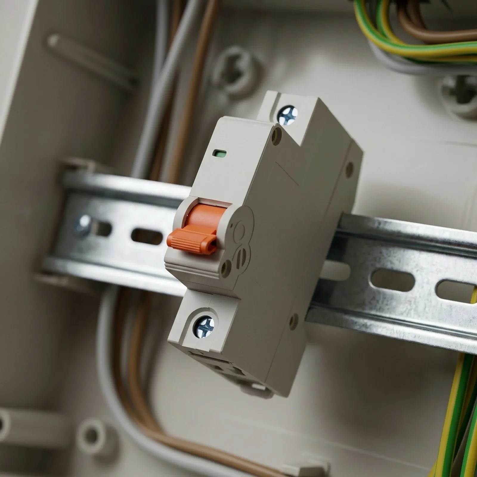 DIN Rail Breaker 16A Overload Protector For Fire Hazard Prevention Dual Circuit Protection Reliable Overload Protection