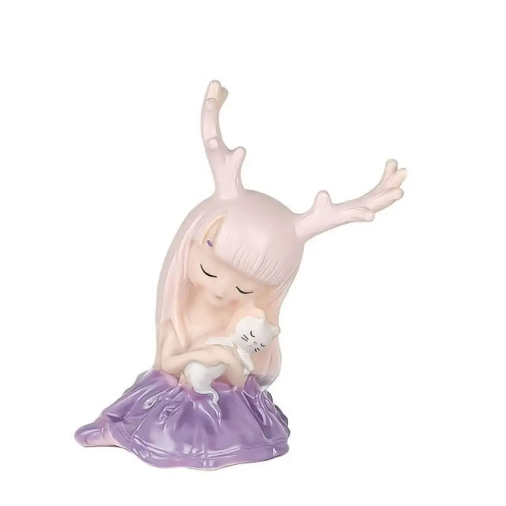 Lovely Kawaii Figure Angel Doll Action Figures DIY Cake Decorate Party Supplies For Children Cute Doll Figure Cake Topper