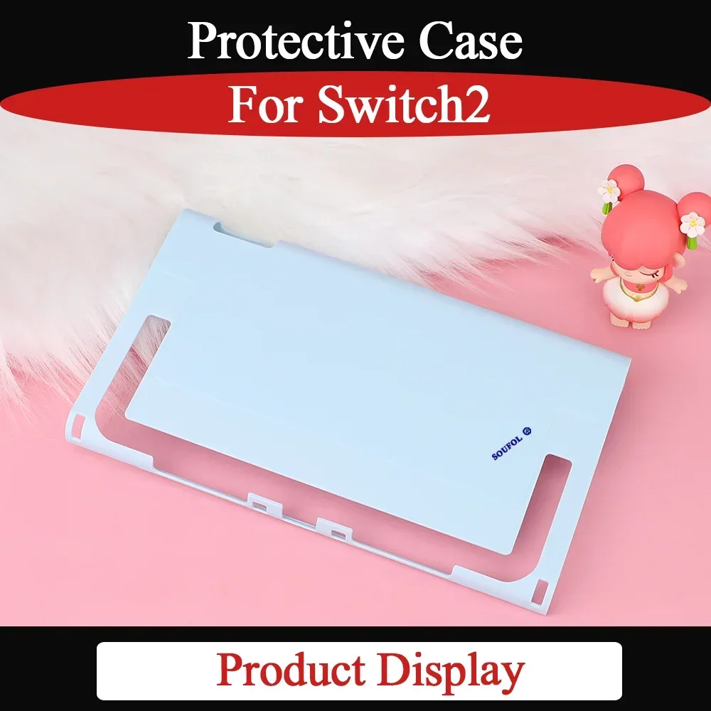New 7 Colors Durable Face Cover Skin Shell Protector For Switch 2 Replacement Protective Cover case For NS2 Gaming Accessories