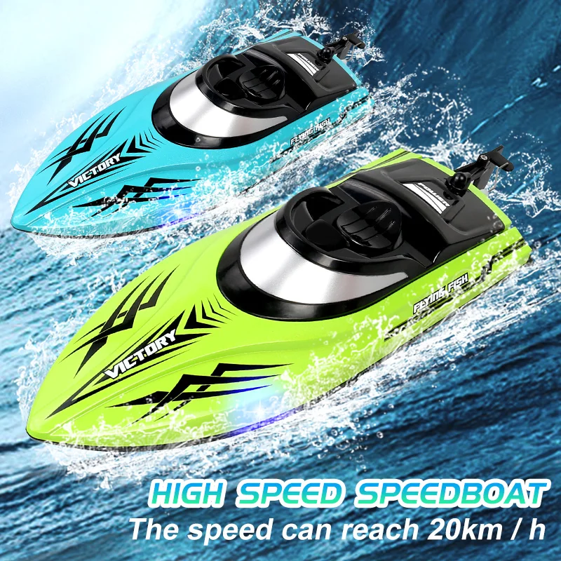 

HJ811 20 km/h SpeedBoat Remote Control Racing Ship Night Light Waterproof Rechargeable Electric Speedboat