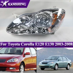 Kamshing US Version Front Bumper Headlight For Toyota Corolla E120 E130 2003-2008 Front Head Light Headlamp Head Lamp Halogen