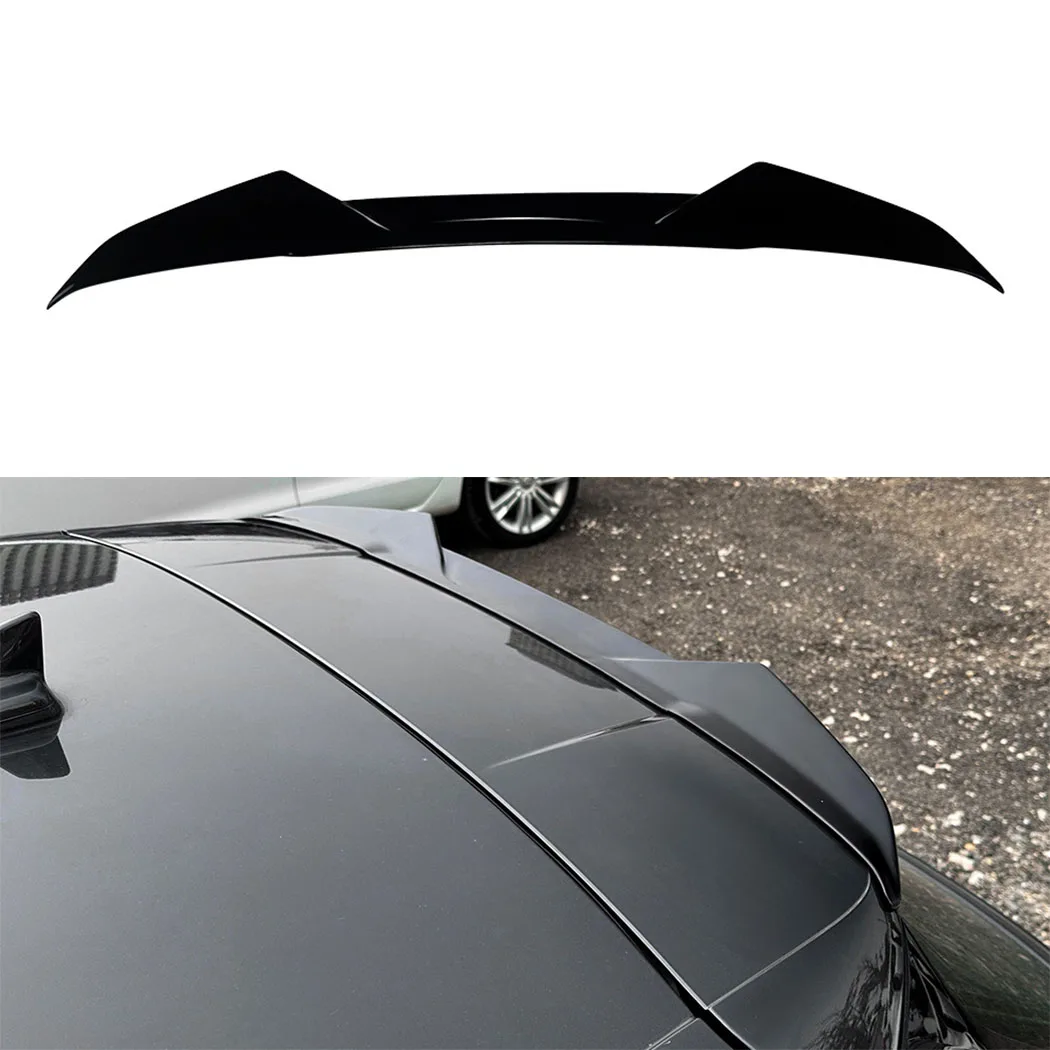For Audi A4 B9 Avant Sline 2017-2024 ABS Car Tail Wings Fixed Wind Rear Spoiler Wing Decoration Accessories view 2