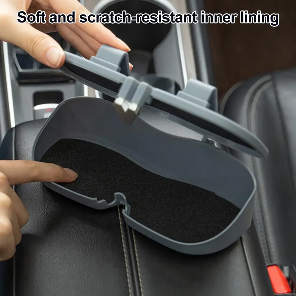 Driving Glasses Holder Sunglasses Holderfor Car Sun Visor, Protective Automotive Eyeglasses Storage Case Hanger, Vehicle Interio