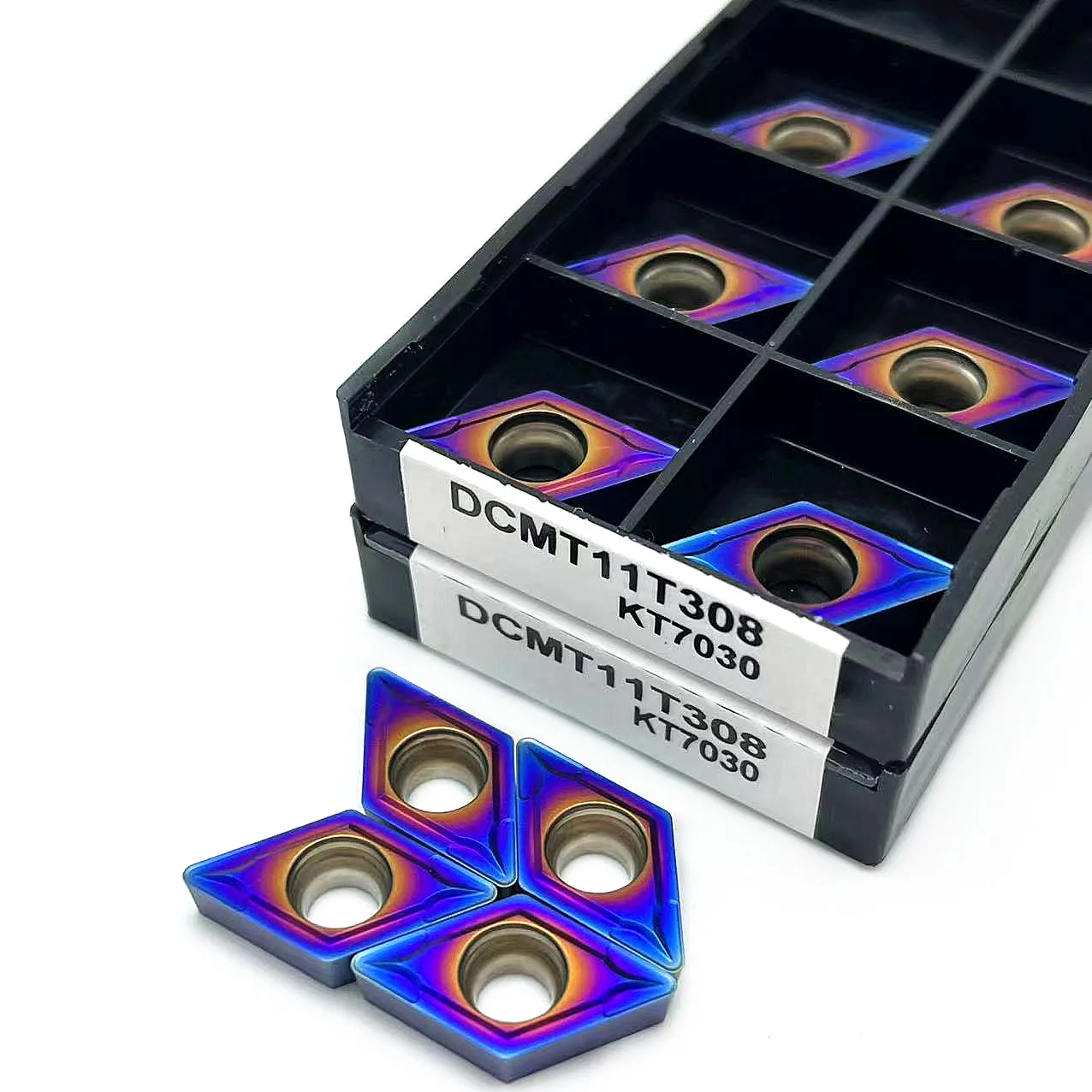 Nano blue DCMT11T304 DCMT11T308 Carbide insert Internal Turning Tool high quality Turning insert Steel processing CNC Lathe tool