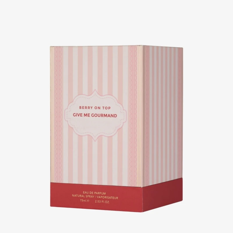 Berry On Top Eau de Parfum, Give Me Gourmand Collection, Fruity Berry & Vanilla Cream Scent, Spray Form, 75ml