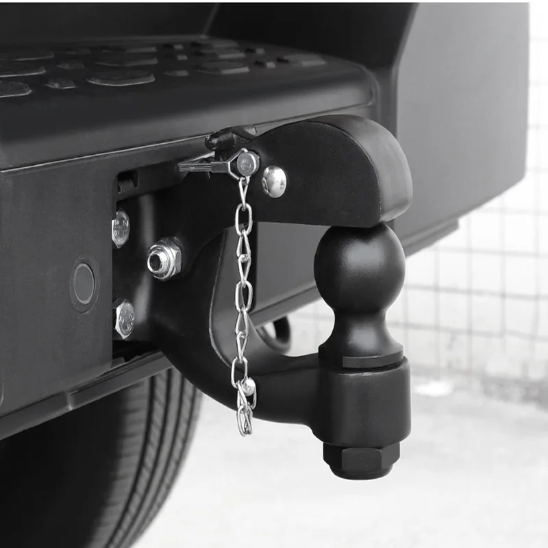 For Great Wall Tank 300 Trailer Hitch Off-road Anti-collision Rear Bumper Tiger Head Hook Trailer Ball Hook Refitted Accessories