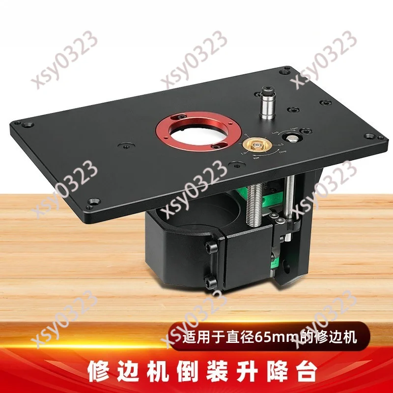 Inverted Lifting Workbench for Wood Trimmer Milling Chamfering and Grooving Operation
