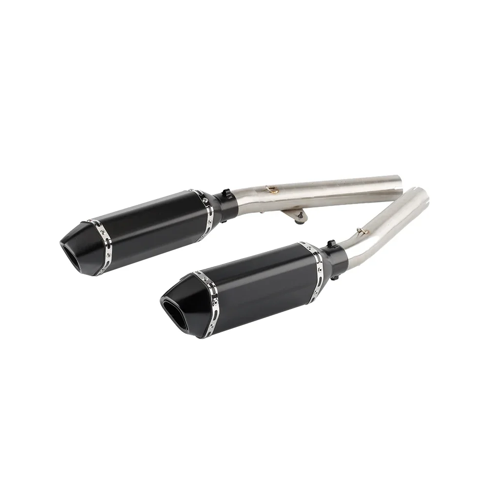 For Honda CBR1100XX Blackbird 1996-2016 Escape Slip-on Motorcycle Exhaust Muffler With Mid Link Pipe System