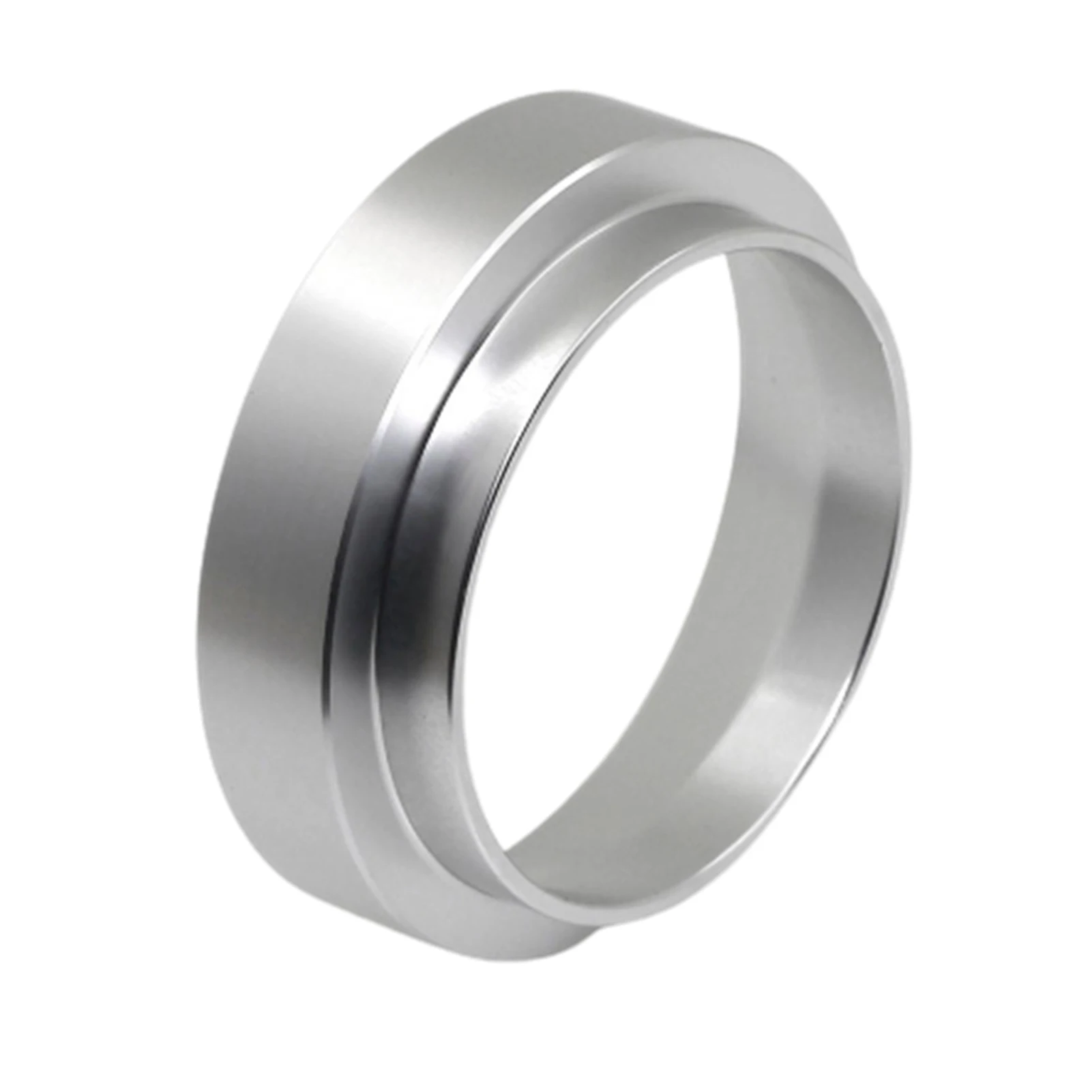 

Coffee Universal Dosing Ring Espresso Portafilter Dosing Funnel Ring Aluminum Coffee Maker Replacement Accessory 58MM