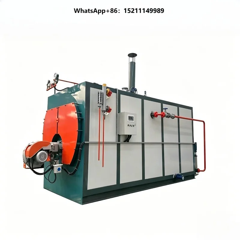 Industrial DZS 1Ton/H Gas Oil square Cabinet Steam Boiler CE Certified for Large Industrial Production & Central Heating