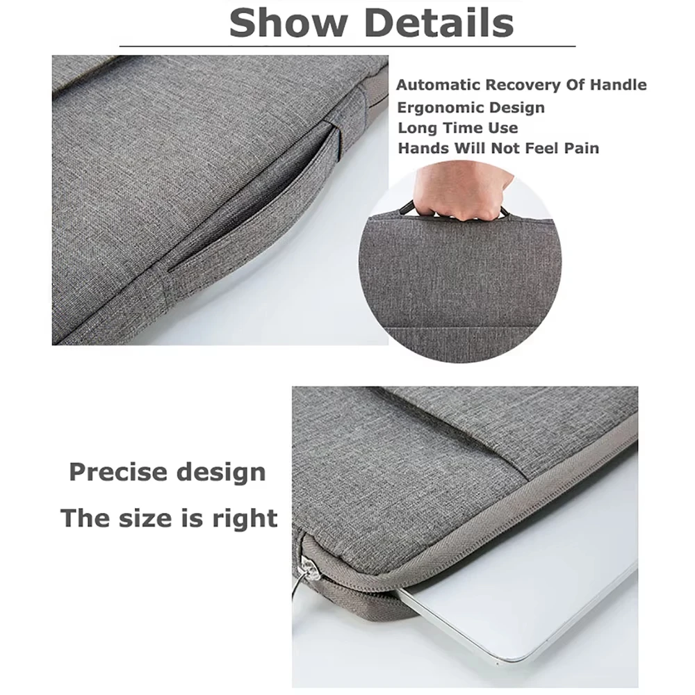 11/14/15.6-inch Laptop Inner Bag, Tablet Protective Cover, Waterproof Thin Storage Bag, Laptop IPad Handbag