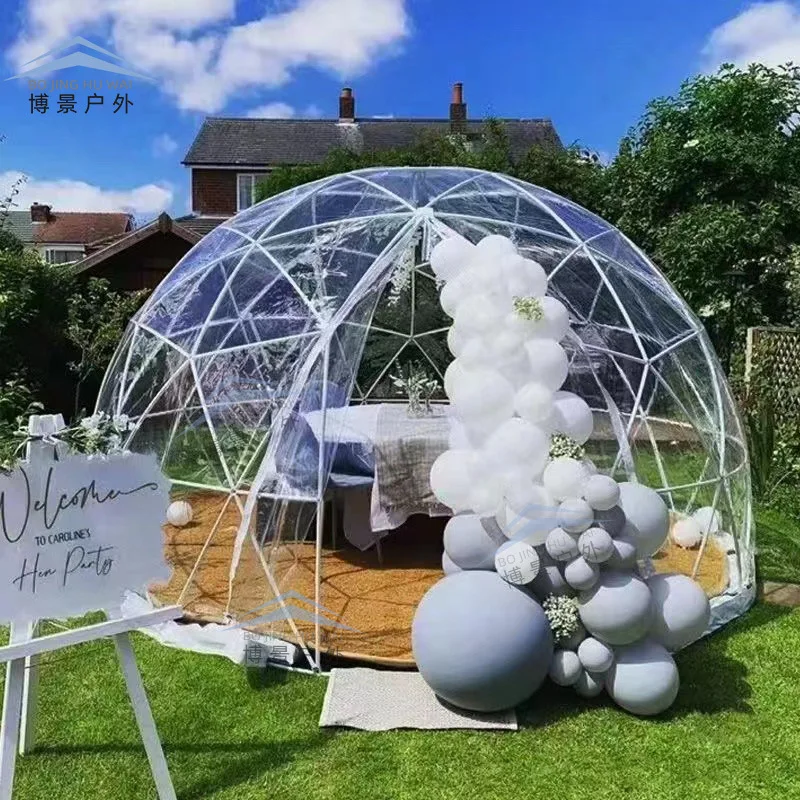 Outdoor Camping Star Tent Spherical Bubble House Transparent Tent Outdoor Winter Warm Camping Yurt