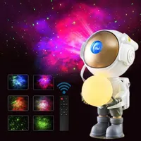 New Astronaut Galaxy Star Projector LED Night Light for Kids Gift Magic Starry Sky Nebula Projection Lamp for Room Home Decor